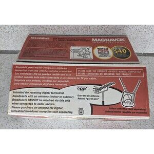 Magnavox DTV Digital To Analog TV Converter TB100MW9A New in Box with  Remote